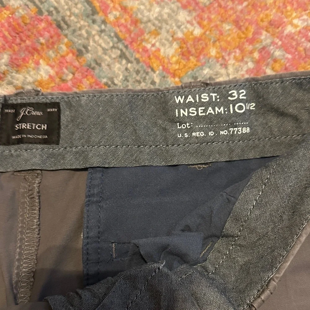 J Crew Gray Flat Front Shorts - 10.5” inseam